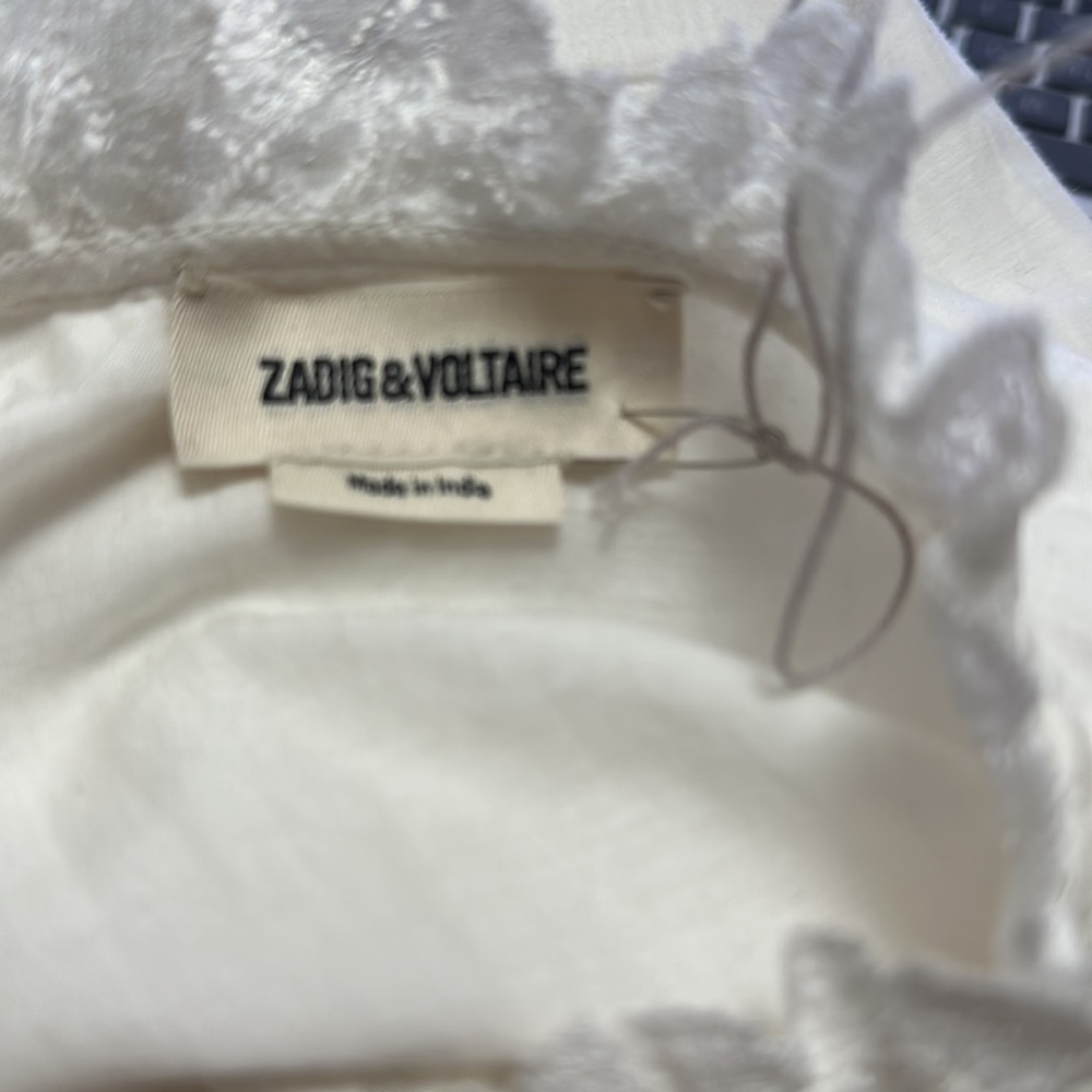 💃🏻Host Pick 💃🏻 Zadig & Voltaire Romane Cotton  White Maxi Dress, XS - Picture 7 of 11